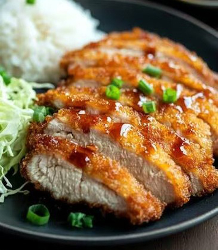 Crispy Pork Cutlet Over Rice at 101 EATERY, Japanese Restaurant in South San Francisco