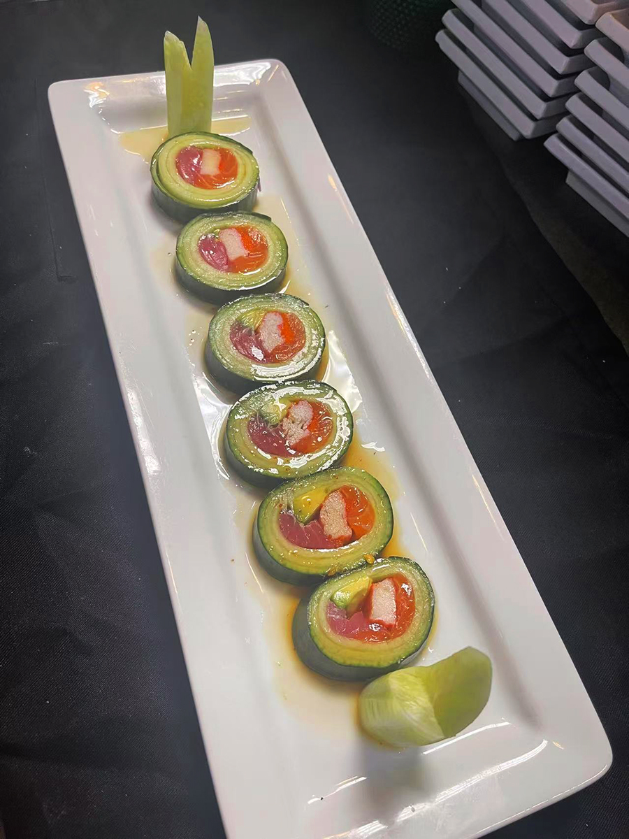 Saki-Asian-Restaurant-Cucumber-Sushi-Rolls-Overland-Park Cucumber Sushi Rolls at Saki,a Asian Restaurant in Overland Park