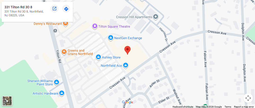 Location, 331 Tilton Rd Ste 30-8, Northfield, NJ 08225