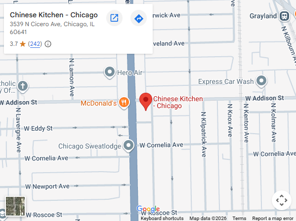 Location, 3539 N Cicero Ave, Chicago, IL 60641