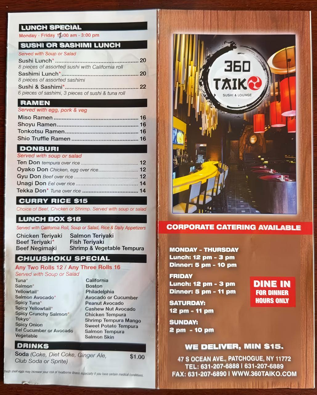 Lunch Menu Lunch Menu