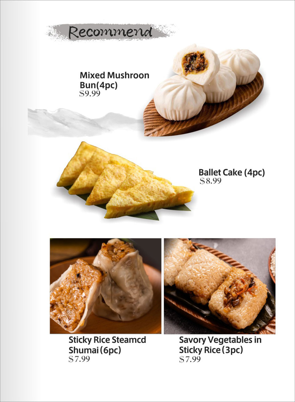 Restaurant menu 1, detailed description provided below