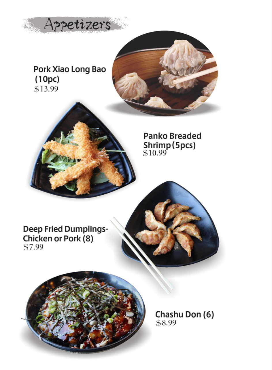 Restaurant menu 2, detailed description provided below