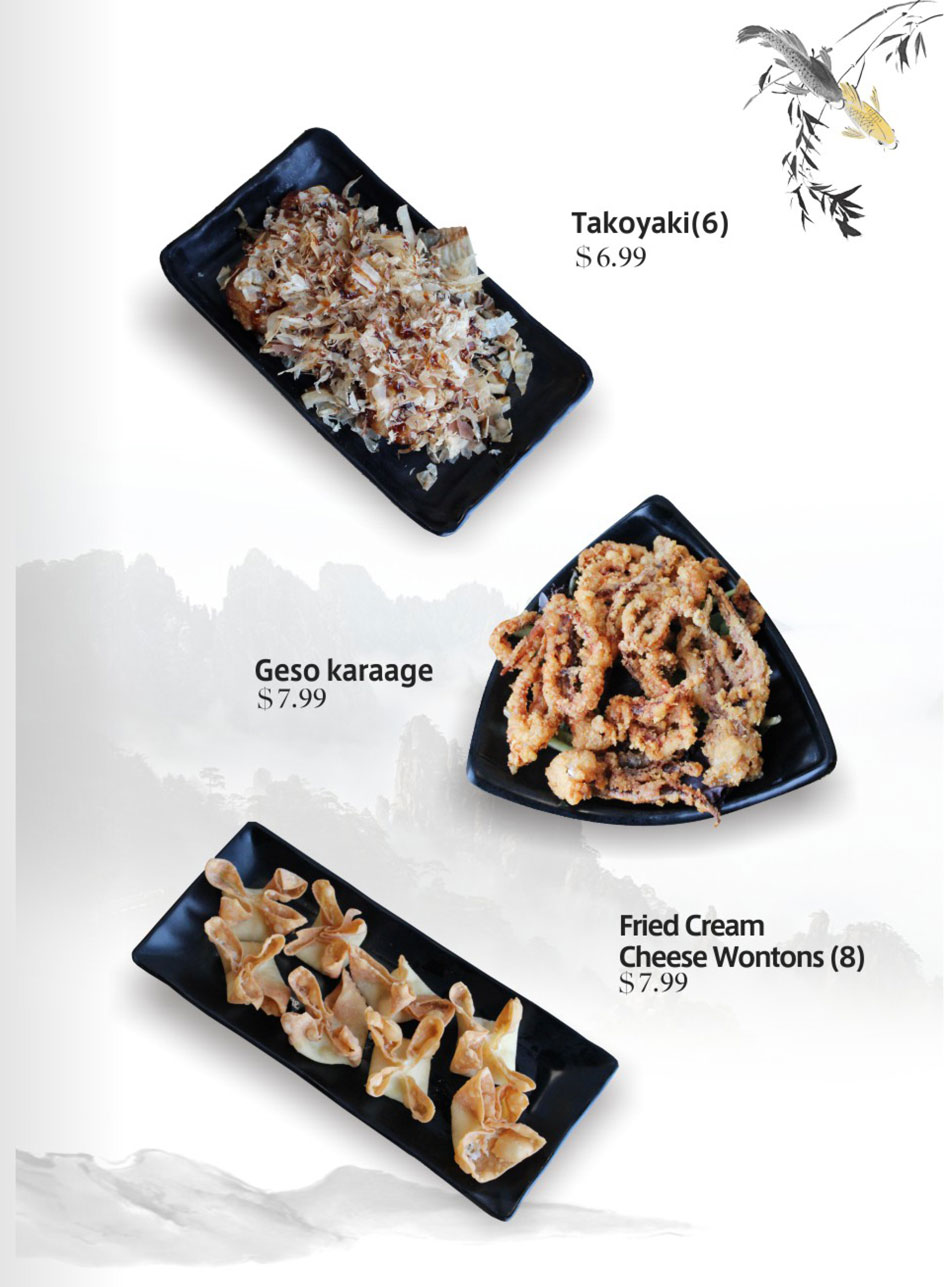 Restaurant menu 3, detailed description provided below