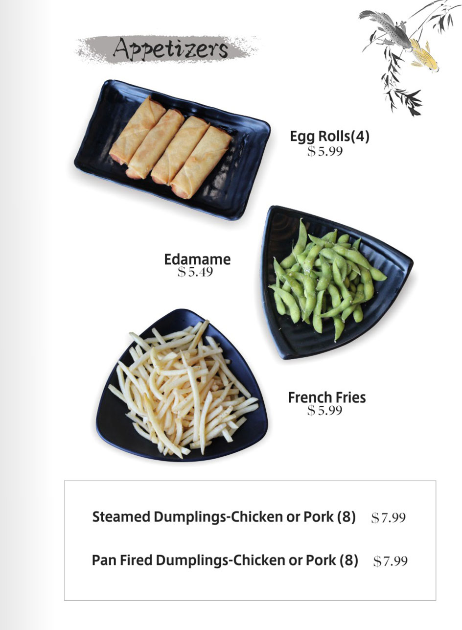 Restaurant menu 5, detailed description provided below