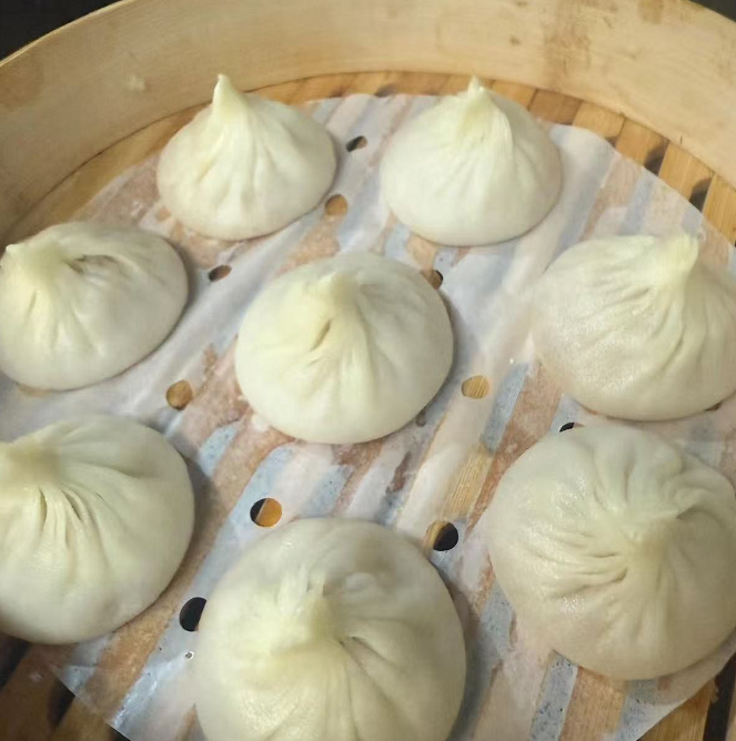 Steamed baozi ready to enjoy at 3 He Noodles, a Chinese Restaurant in Temple City