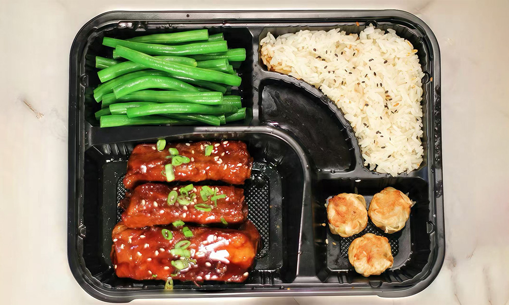 Ribs Bento at 5PM Moments, an Asian Fusion Bento Restaurant in New Port Richey