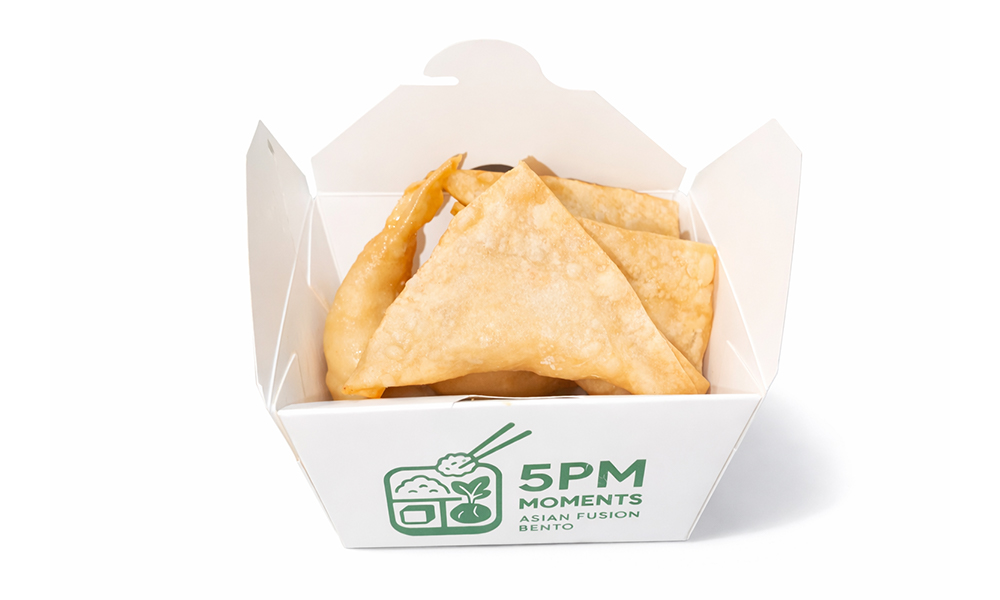 Cheese Wonton at 5PM Moments, an Asian Fusion Bento Restaurant in New Port Richey