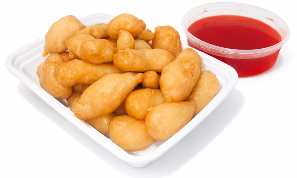 Sweet Sour Chicken at 5PM Moments, an Asian Fusion Bento Restaurant in New Port Richey