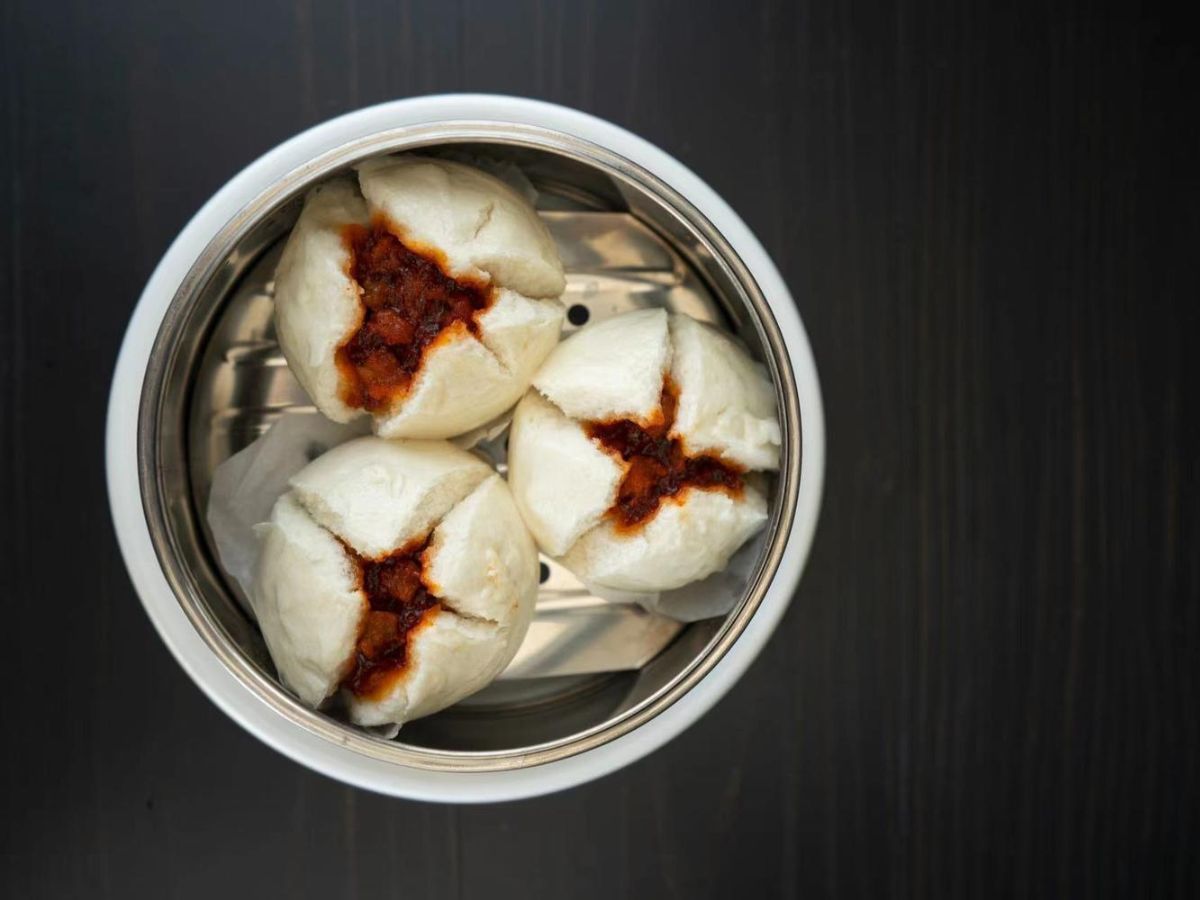 BBQ Pork Bun at Seven Folding Dumpling House，a Chinese Restaurant in Mission Viejo