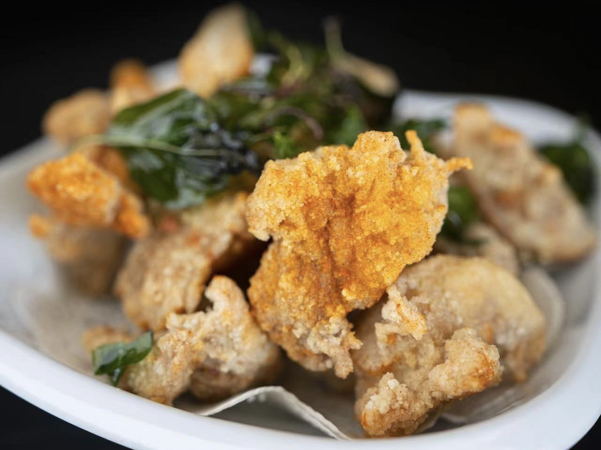 Taiwanese Popcorn Chicken at Seven Folding Dumpling House，a Chinese Restaurant in Mission Viejo