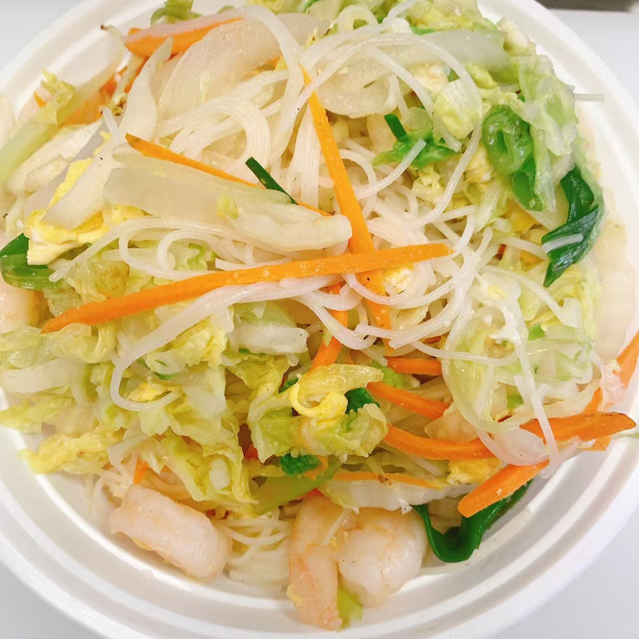 No.1-Chinese-Food-Chinese-Restaurant-Shrimp-Chow-Mei-Fun-Jackson Shrimp with rice noodles and veggies at No.1 Chinese Food, a Chinese Restaurant in Jackson.