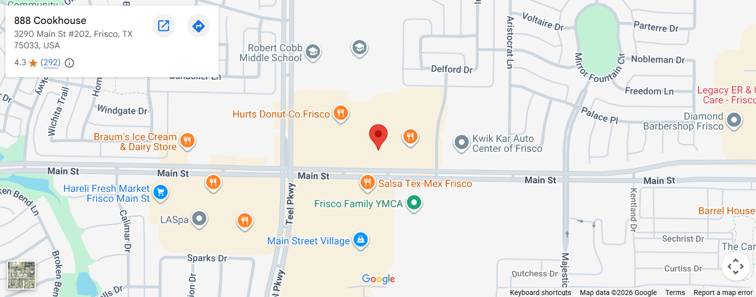 Location, 3290 Main St #202, Frisco, TX 75033