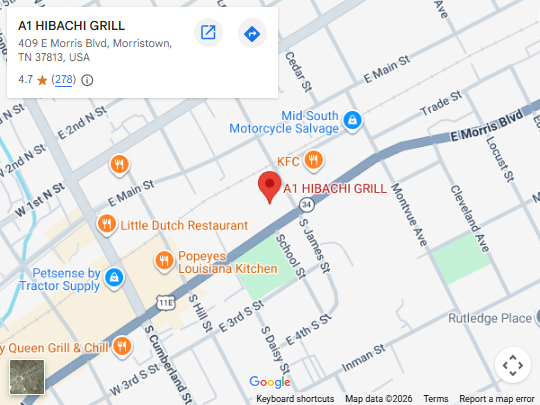 Location, 409 E Morris Blvd, Morristown, TN 37813, United States