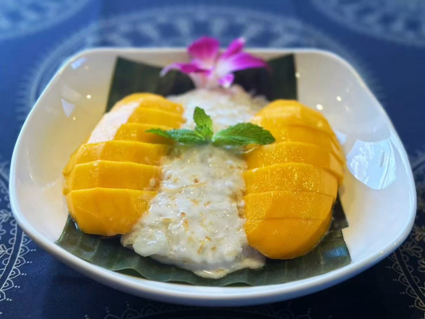 Mango Sticky Rice at Absolute Thai Cuisine，a Thai Restaurant in Fulshear