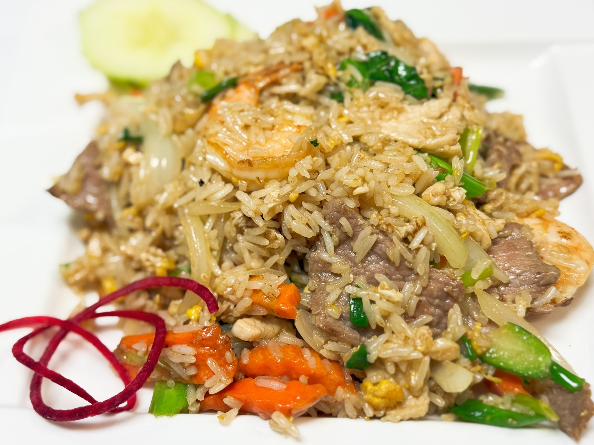 Thai Fried Rice at Absolute Thai Cuisine，a Thai Restaurant in Fulshear