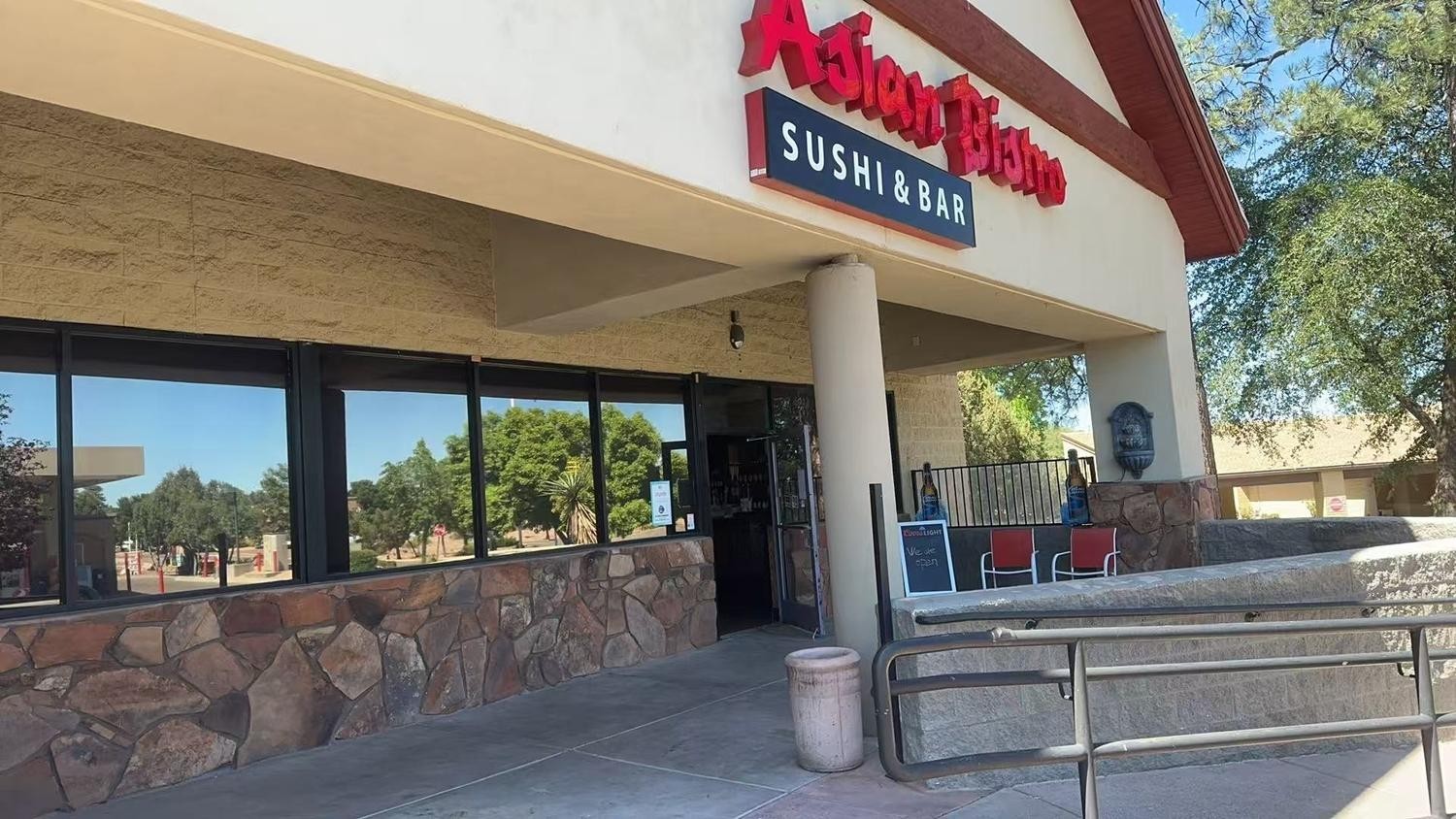 Exterior sign of AI Asian Bistro, a Sushi Restaurant in Payson