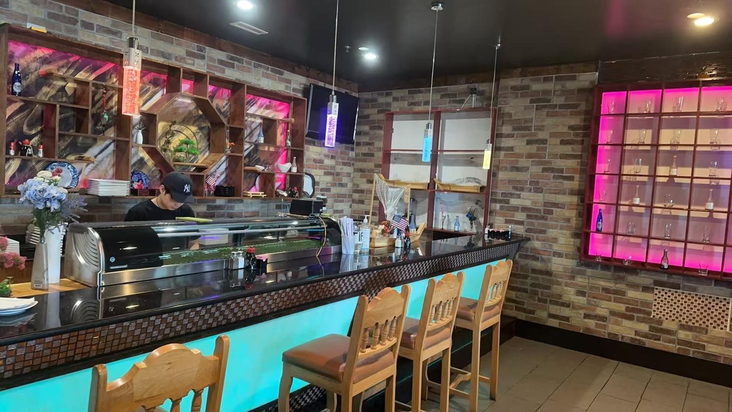 Interior sushi bar of AI Asian Bistro, a Sushi Restaurant in Payson