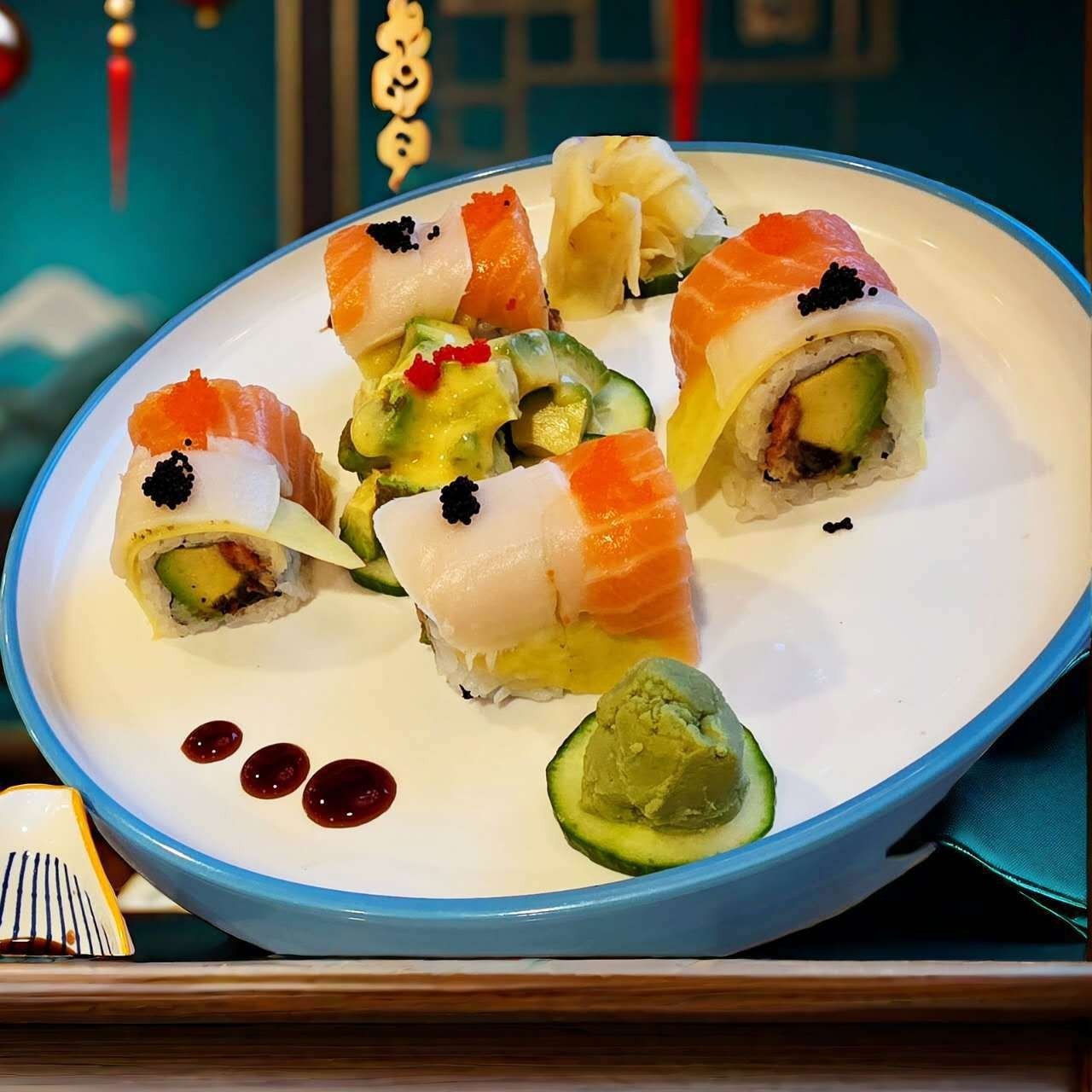 Crazy Salmon appetizer at Ai Asian Cuisine, a Chinese restaurant in Syosset