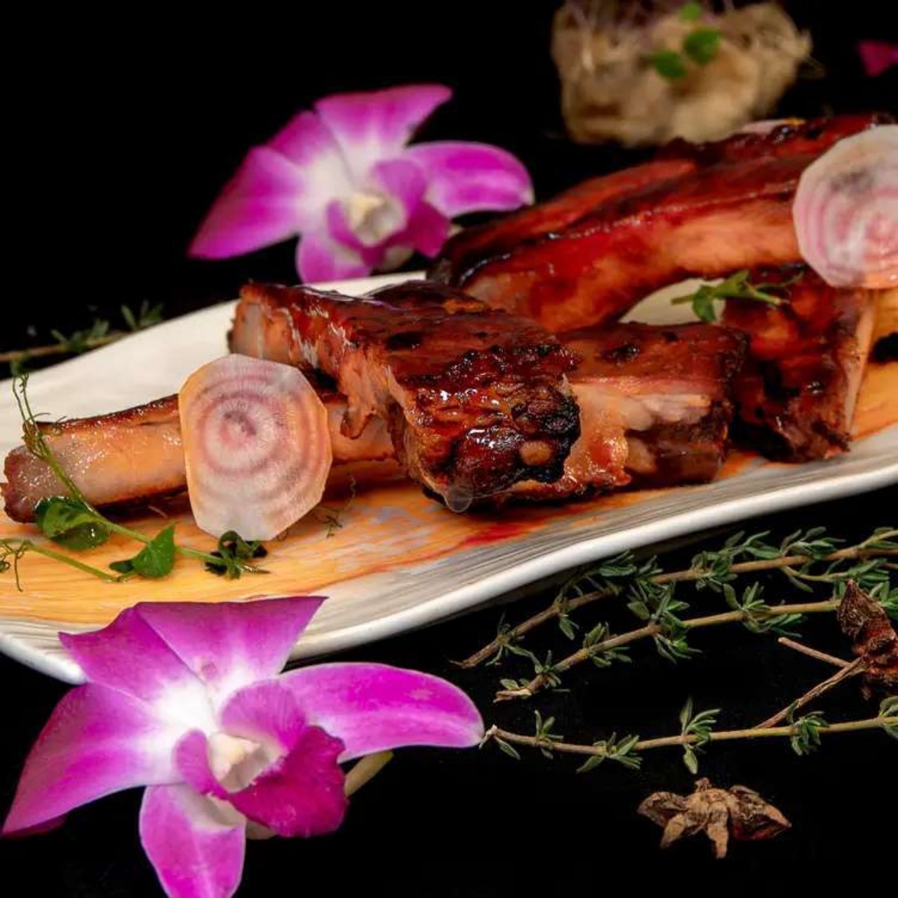 Honey Grill Pork Ribs at Ai Asian Cuisine, a Chinese restaurant in Syosset