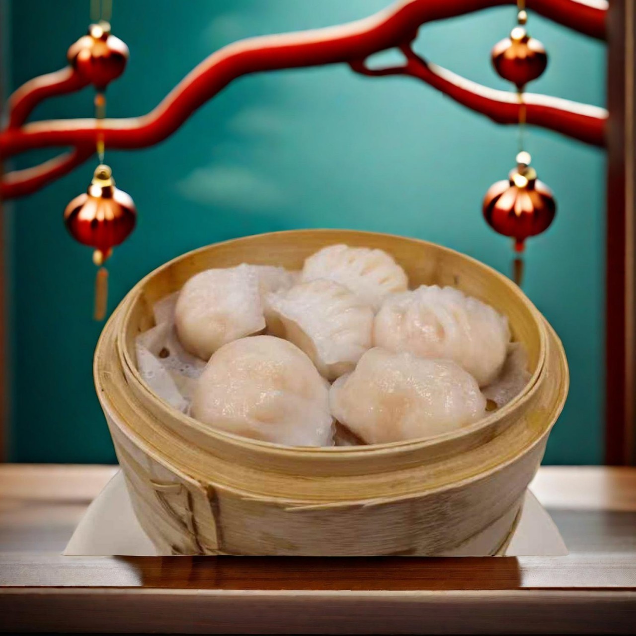 Steam Shrimps dumpling at Ai Asian Cuisine, a Chinese restaurant in Syosset