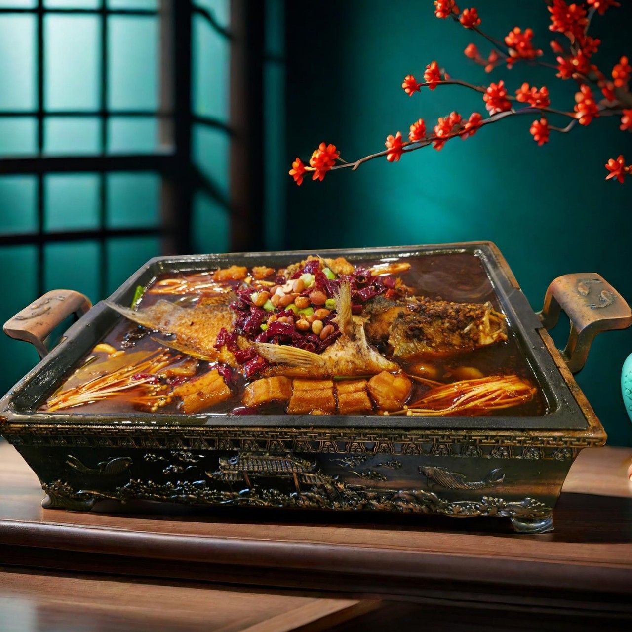 Wan zhou style spicy fish at Ai Asian Cuisine, a Chinese restaurant in Syosset