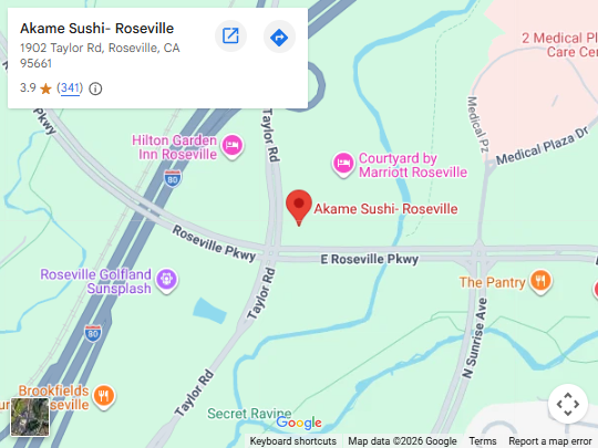 Location, 1902 Taylor Rd, Roseville, CA 95661