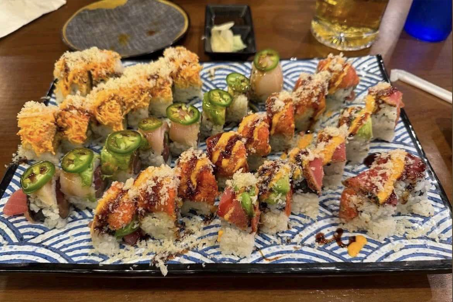 Assorted Specialty Sushi Platter at Akashi Sushi ALL YOU CAN EAT, Japanese Restaurant in Abilene