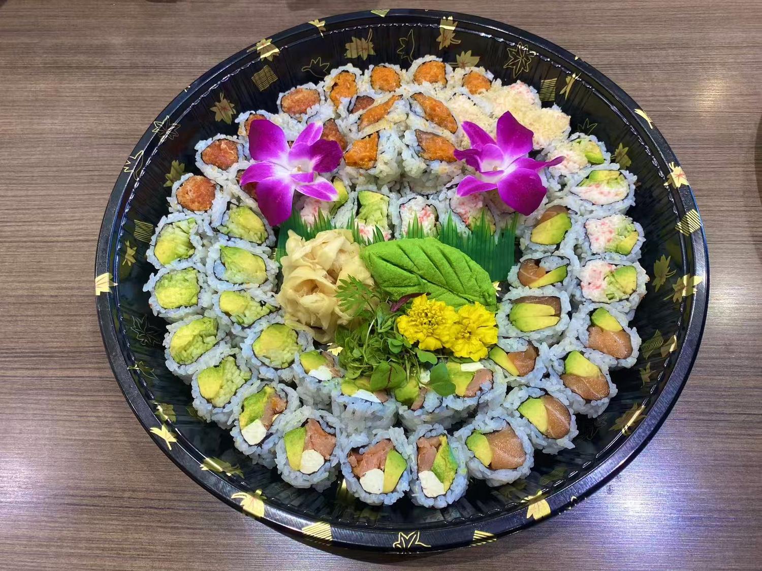 Classic Maki Roll Combo Platter at Akashi Sushi ALL YOU CAN EAT, Japanese Restaurant in Abilene