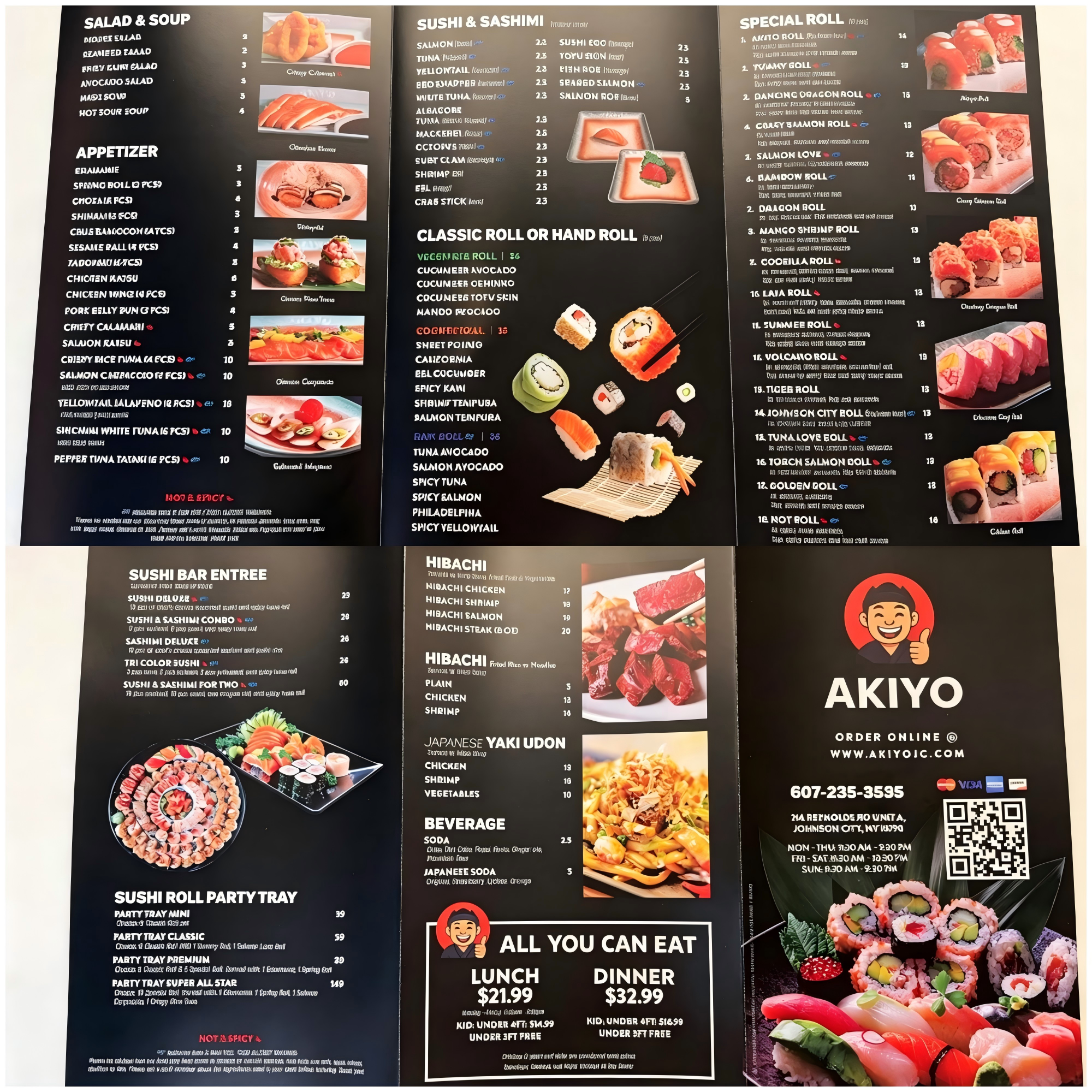 Restaurant menu 2, detailed description provided below