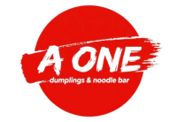 Red circular logo of A One Dumplings & Noodle Bar at A One Dumplings & Noodle Bar, a Chinese Restaurant in Houston