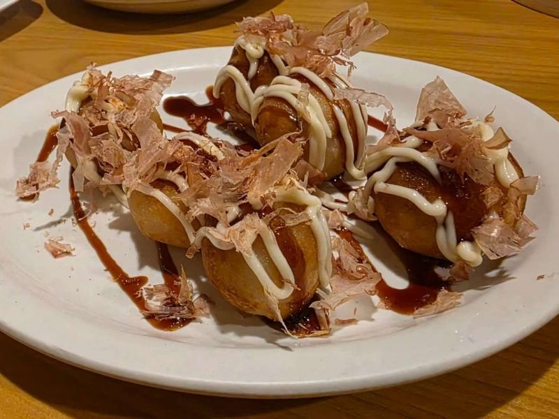 Saigon-Bistro-Vietnamese-Restaurant-Takoyaki (6)-Savannah Delicious takoyaki at Saigon Bistro,a Vietnamese Restaurant in Savannah.