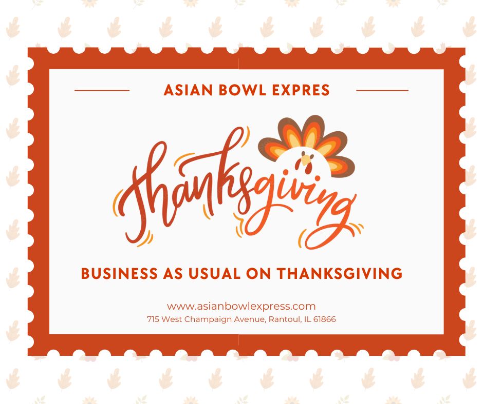 Thanksgiving Day Notice