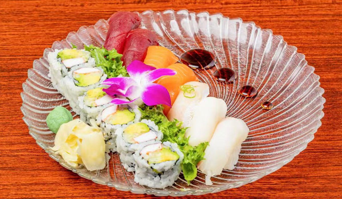 Asian-Fusion-of-Glen-Rock-Asian-Inspired-Restaurant-Regular-Sushi-Platter-Glen-Rock Regular Sushi Platter at Asian Fusion of Glen Rock,a Asian Inspired Restaurant in Glen Rock