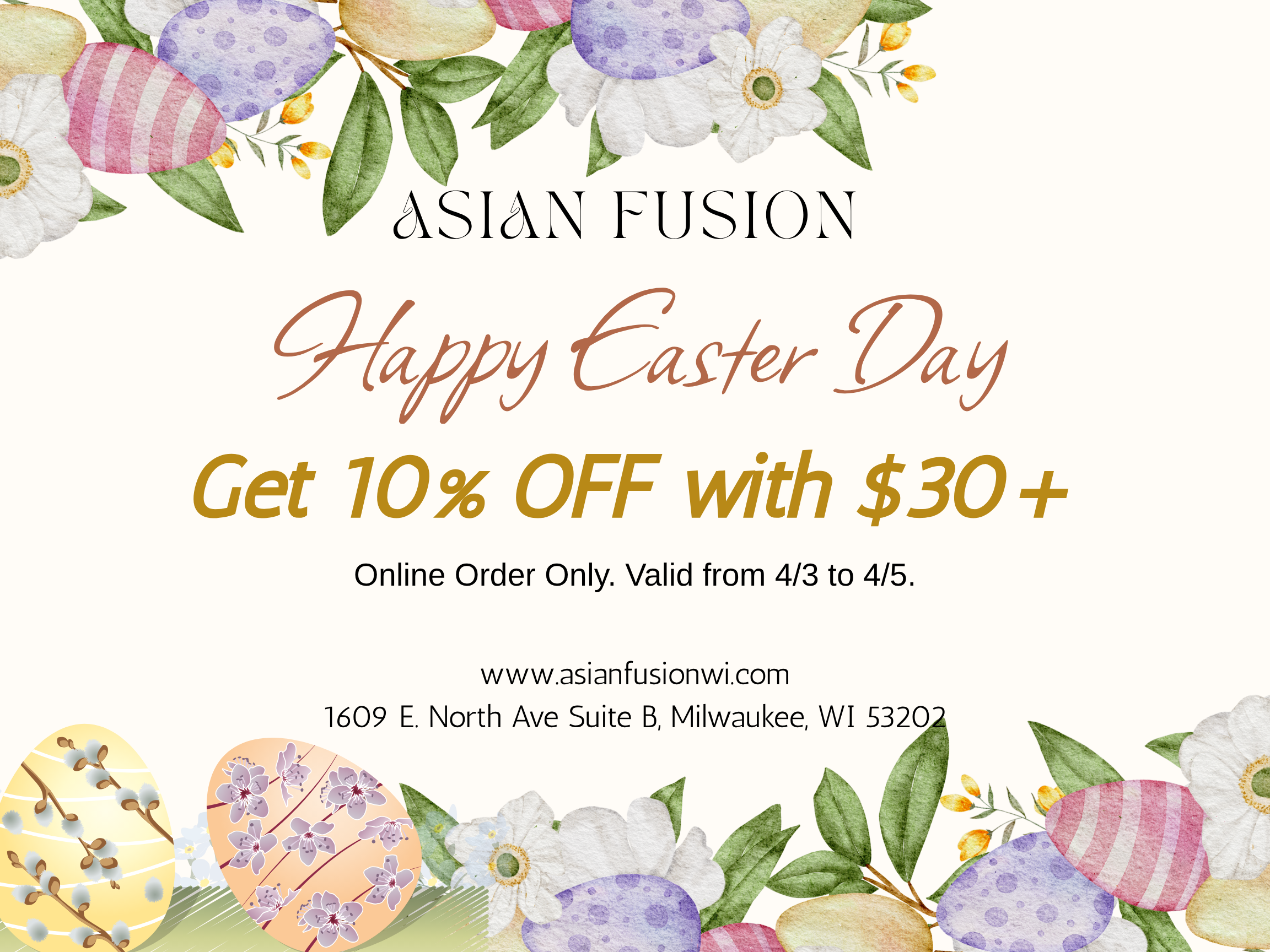 Restaurant Promotion Notice