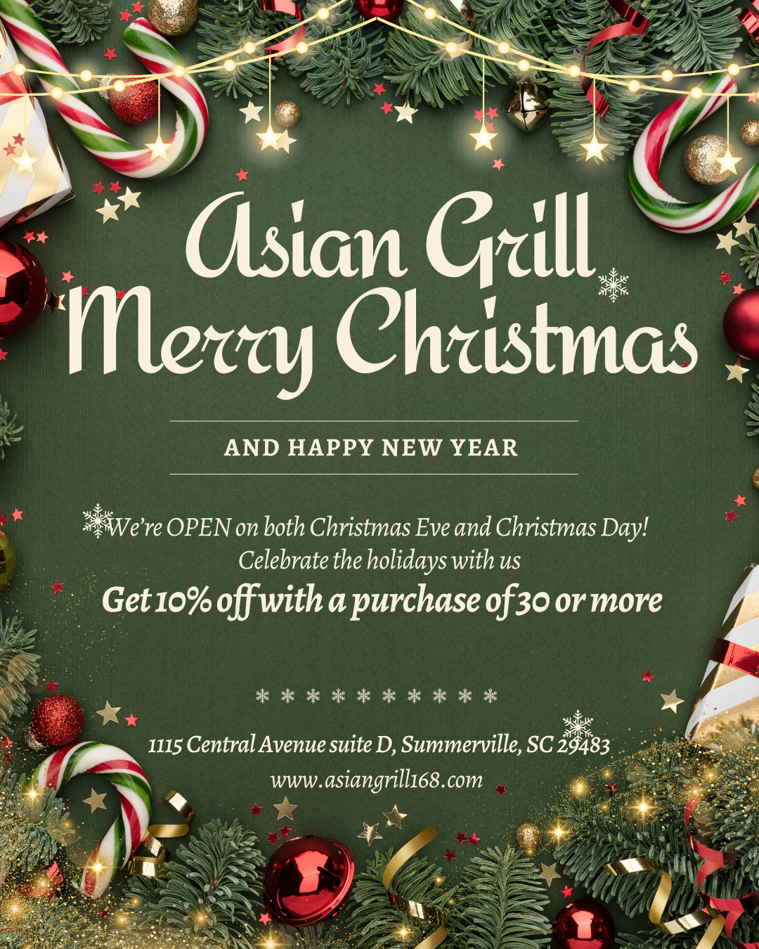 Crab N Go seafood platter promo - 10% off online orders $45+ at Liverpool, NY location.