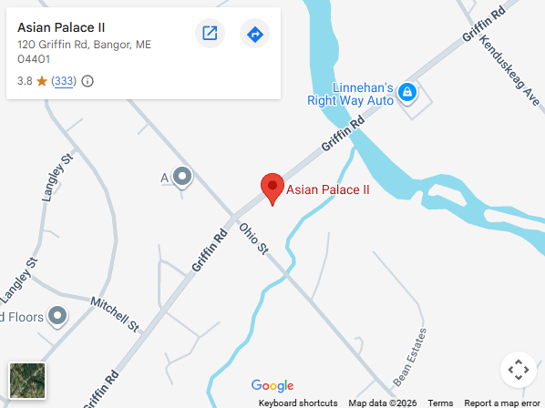 Location, 120 Griffin Rd, Bangor, ME 04401