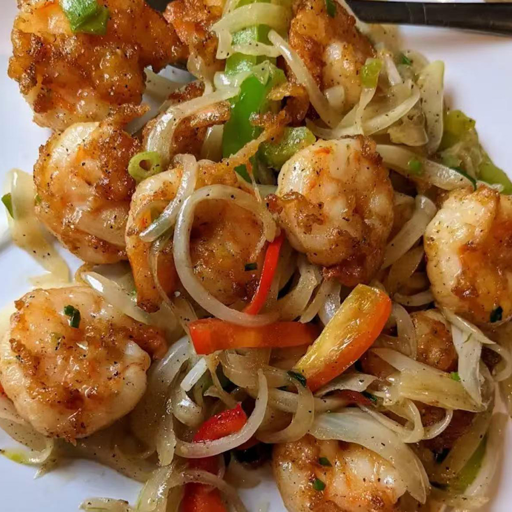 Asian-Palace-Chinese-Restaurant-Salt-and-Pepper-Shrimp-Wexford Salt and pepper shrimp at Asian Palace Chinese Restaurant in Wexford