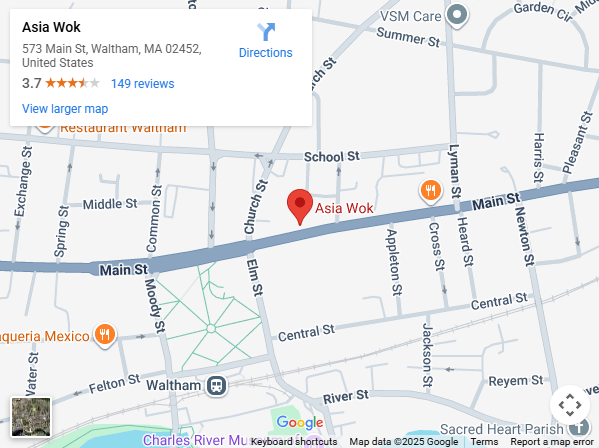 Location, 573 Main St, Waltham, MA 02452, United States