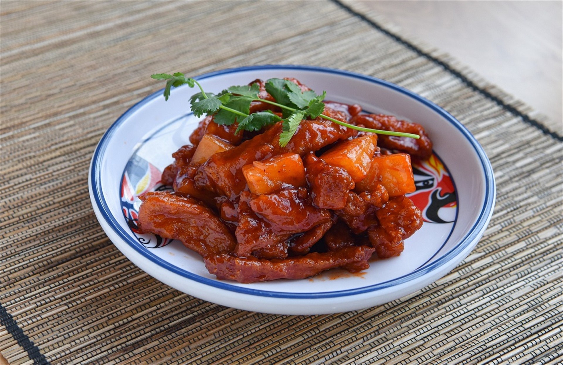 Sweet and sour pork tenderloin with pineapple chunks at A Taste of Asia, a Chinese Restaurant in Marietta