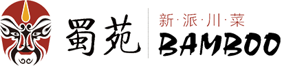 Bamboo Restaurant logo with Sichuan opera mask at Bamboo, a Chinese Restaurant in Norristown