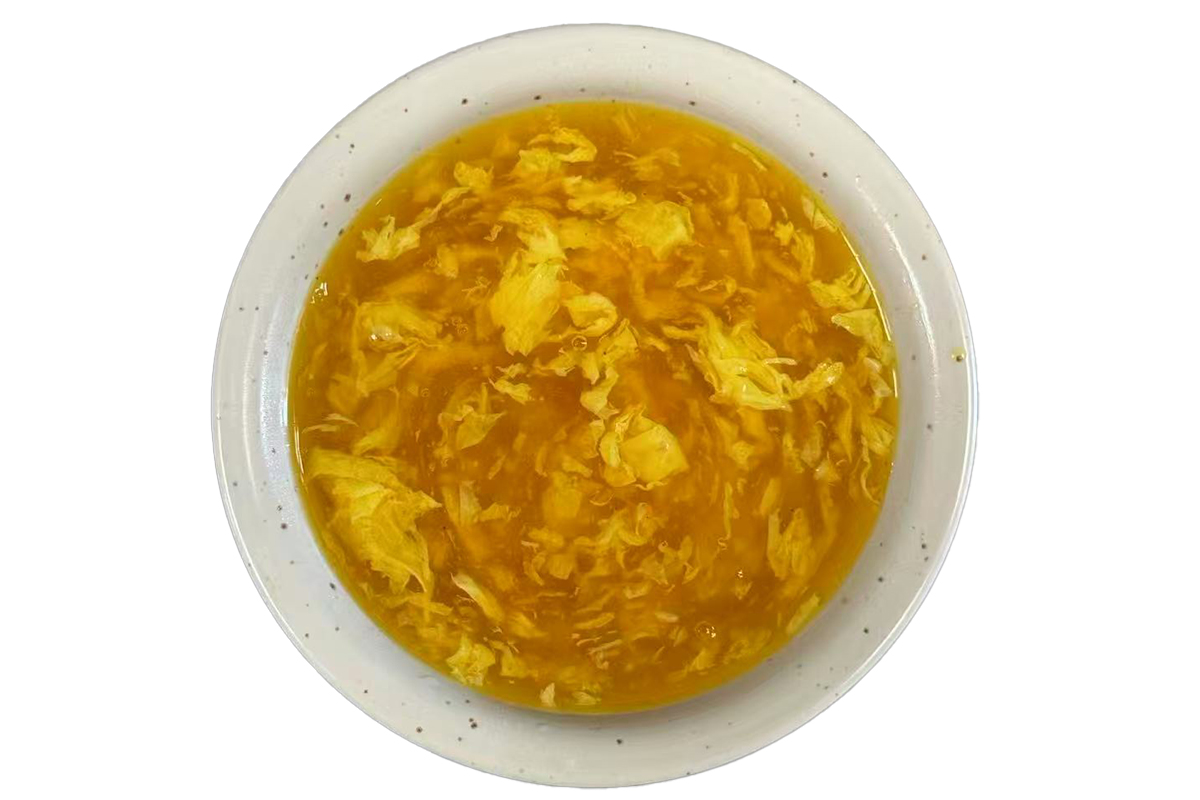 Egg Drop Soup at Bamboo Court，a Chinese Restaurant in Vero Beach