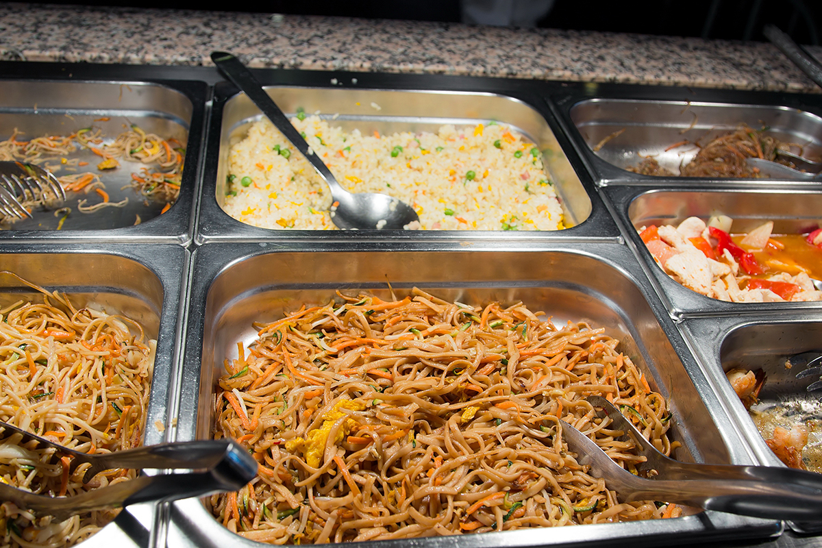 Noodle and Rice at Bamboo Garden Buffet，a Chinese and Japanese Buffet Restaurant in Dayton