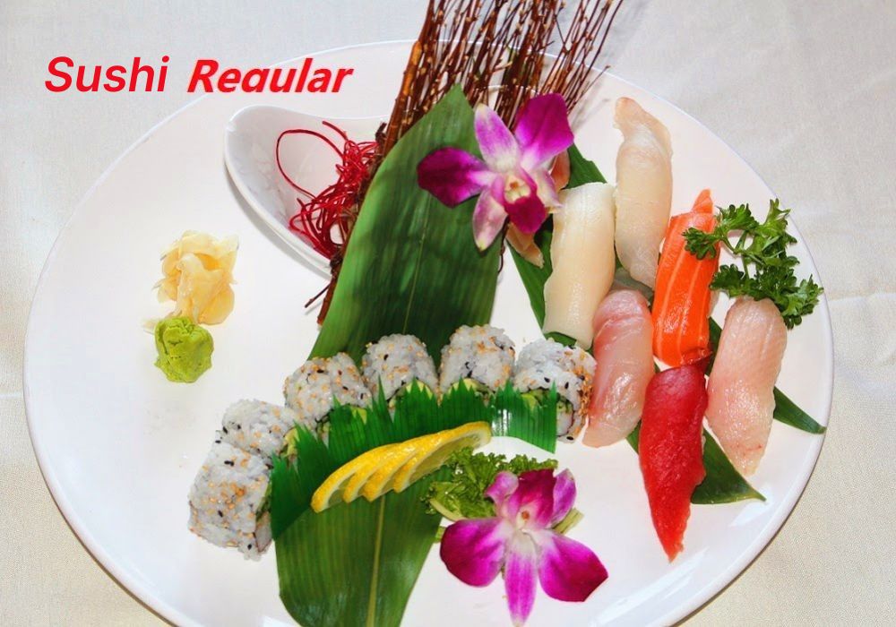 Regular sushi & sashimi platter at Green Tea Restaurant, a Japanese Restaurant in Bangor