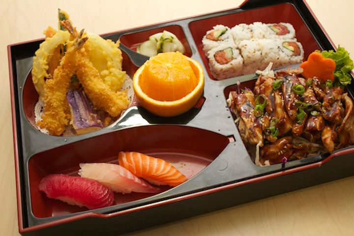 Japanese Bento Box at Banya, Japanese Restaurant in Beaverton