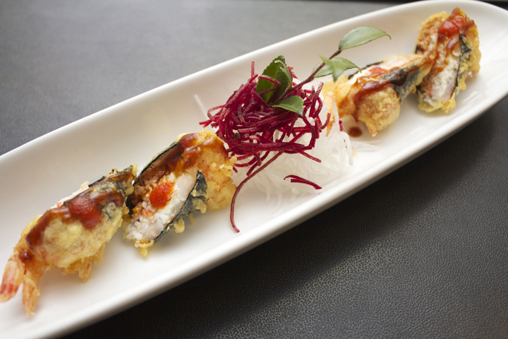 Tempura Shrimp Roll at Banya, Japanese Restaurant in Beaverton