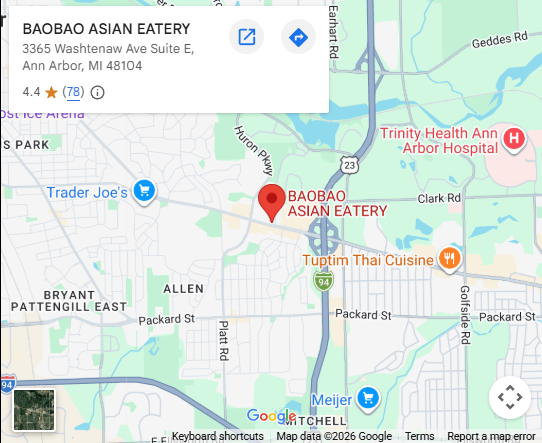 Location, 3365 Washtenaw Ave Suite E, Ann Arbor, MI 48104