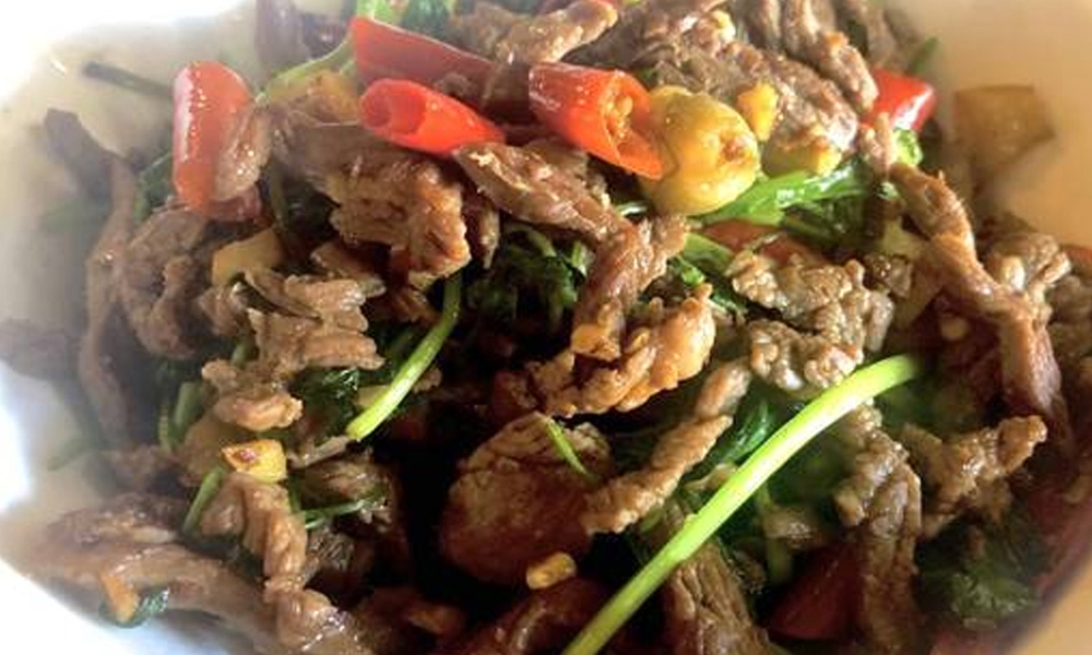Shredded Beef w.Pickled Pepper at Bao's Kitchen, a Chinese Restaurant in Wakefield