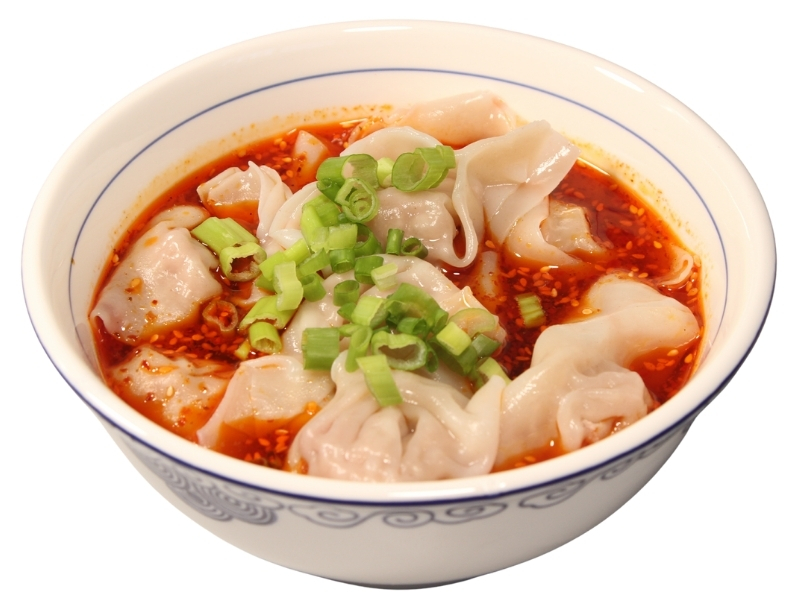 Bas-Noodle-Chinese-noodle-restaurant-Chilli-Wonton-Soup-Calgary Chilli Wonton Soup at Bas Noodle, a Chinese noodle restaurant in Calgary
