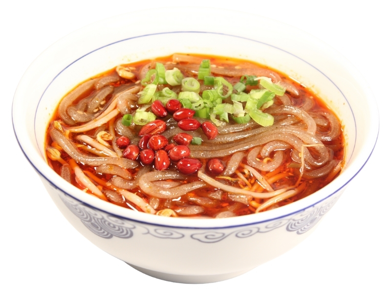Bas-Noodle-Chinese-noodle-restaurant-Hot-&-Sour-Sweet-Potato-Noodle-Calgary Hot & Sour Sweet Potato Noodle at Bas Noodle, a Chinese noodle restaurant in Calgary